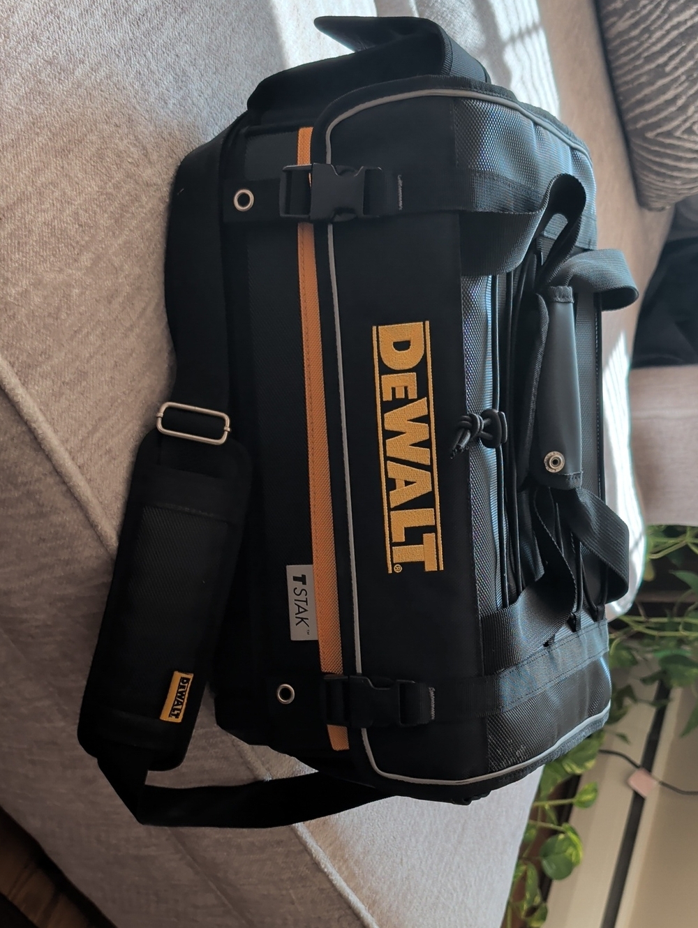 Black & Yellow Tool Bag - Professional Men’s Work Bag